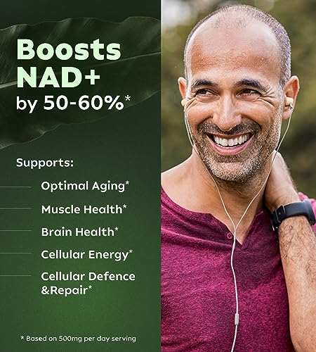 Reus Research NMN Supplement Alternative - Liposomal Nicotinamide Riboside w/Resveratrol & Quercetin by Reus Research - High Purity NAD Supplement for Anti-Aging, Energy, Focus - 80 Capsules