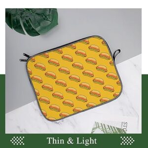 Funny Hot Dog Lover Pattern Laptop Sleeve Case Protective Notebook Carrying Bag Travel Briefcase 14inch