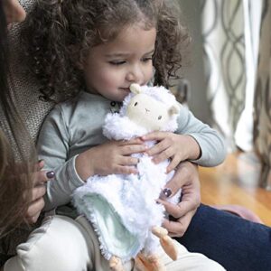 Ingenuity Sheppy The Sheep Lovey Security Blanket, Premium Soft Plush Toy for Babies, 14" (Pack of 2)