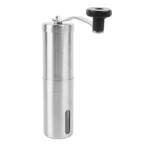 manual coffee grinder, fine grinding hand coffee mill durable stainless steel for outdoor