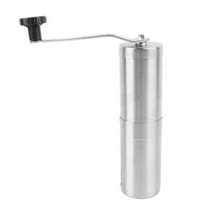 Manual Coffee Grinder, Fine Grinding Hand Coffee Mill Durable Stainless Steel for Outdoor