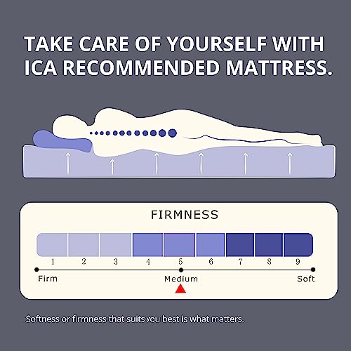 EGOHOME Queen Size Mattress, 12 Inch Cooling Gel Memory Foam Mattress, Bed in a Box, CertiPUR-US Certified, Fiberglass Free, Therapeutic Matress, Made in USA, 60”x80”x12”, Medium, Black