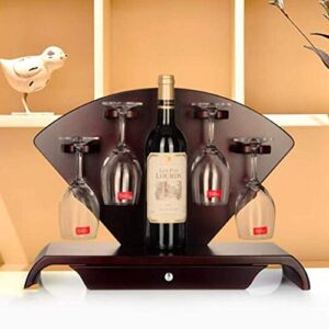 SEYFI Wine Racks,Wine Glass Rack, European Freestanding Tabletop with Storage Drawers Wine Holder for Bar Wine Cellar Basement Cabinet Pantry Kitchen Decoration