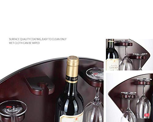 SEYFI Wine Racks,Wine Glass Rack, European Freestanding Tabletop with Storage Drawers Wine Holder for Bar Wine Cellar Basement Cabinet Pantry Kitchen Decoration