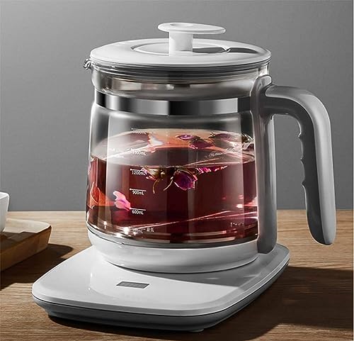 Electric Kettle 1.8L Large Capacity Glass Health Pot Multifunction Cooking Tea Soup Flower Teapot Automatic Electric Stew Bird's Nest Pot Electric Kettle