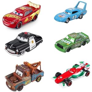 toys car 1:55 diecast model vehical birthday car set toys for boys kids (6pcs)