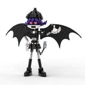 hzryod murder drones uzi action figure building block sets, popular tv character uzi/n/v anime model toys compatible for lego halloween building bricks for fans kids aged 6+ (399 pcs), m0652-23