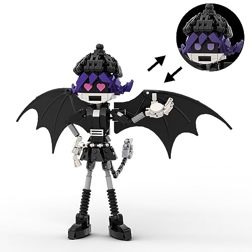 HzrYod Murder Drones Uzi Action Figure Building Block Sets, Popular TV Character Uzi/N/V Anime Model Toys Compatible for Lego Halloween Building Bricks for Fans Kids Aged 6+ (399 Pcs), M0652-23