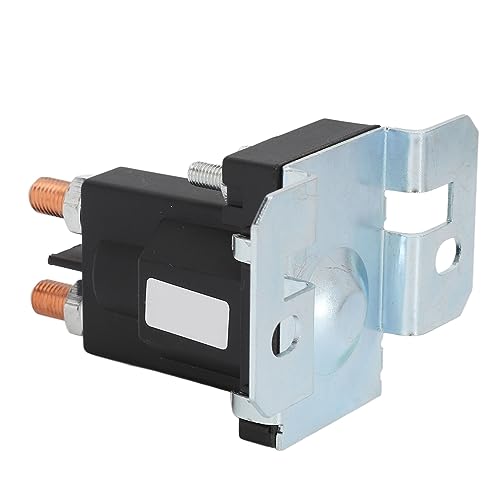 Starter Solenoid, Quick Response Sealed Lawn Mower Starter Relay Solenoid 200A Easy to Install Terminal Post Type Long Service Life ABS Brass Forklifts (24V)