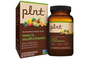 plnt fermented whole food men?s multivitamin (120 vegetarian capsules)