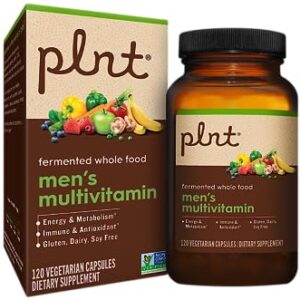 plnt Fermented Whole Food Men?s Multivitamin (120 Vegetarian Capsules)