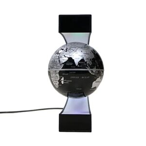magnetic levitation globe maglev led black gift decor map lights earth planet earth planet furnishings geographic globes