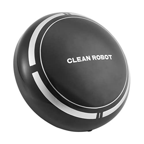 Zerodis Smart Robot Vacuum Floor Cleaner Sweeping Suction Sweeping Machine Robot Robotic Vacuum Cleaner, Automatic USB Rechargeable (Black)