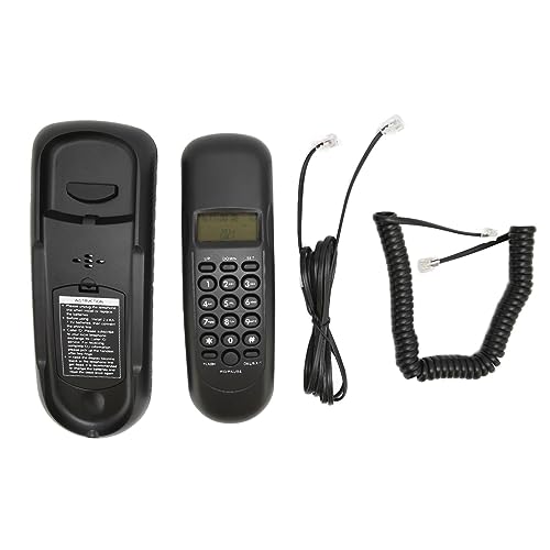 [Upgrade Your Communication] VTC‑50 Handheld Digital Wall-Mounted Landline with Caller ID - Ideal Business Office and Home Telephone