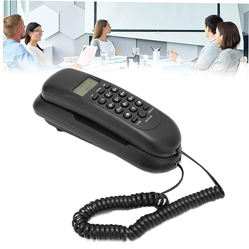 [Upgrade Your Communication] VTC‑50 Handheld Digital Wall-Mounted Landline with Caller ID - Ideal Business Office and Home Telephone