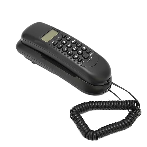 [Upgrade Your Communication] VTC‑50 Handheld Digital Wall-Mounted Landline with Caller ID - Ideal Business Office and Home Telephone