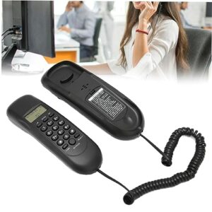 [Upgrade Your Communication] VTC‑50 Handheld Digital Wall-Mounted Landline with Caller ID - Ideal Business Office and Home Telephone