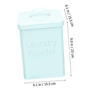 HEALLILY Laundry Baskets 1 Set Washing Storage Bucket Soap Dispensers Containers for Beads Soap Laundry Storage Jars with Lids Laundry Holder Fabric Softener Dispenser Flour Container