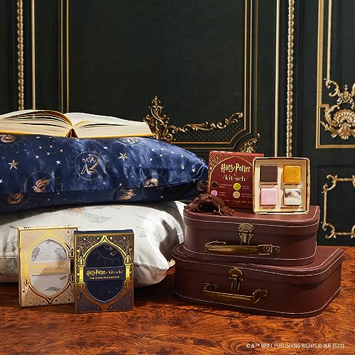 Harry Potter x Kitsch Satin Pillowcase | Softer Than Silk Pillowcase | Cooling Pillow Case Cover with Zipper | Pillowcase Satin for Hair & Skin | Pillow Cases Standard Size Queen (Owl Post, 1 Pack)