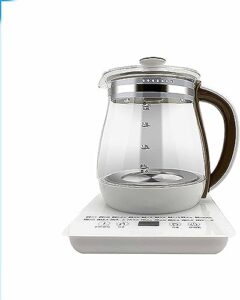 1.5l intelligent multifunctional health pot home electric kettle electric teapot glass teapot water heater high borosilicate glass pot body precision temperature control stainless steel a,1.8l (color