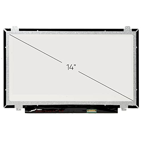 14.0" Screen Replacement for Lenovo IdeaPad 320S 60Hz LCD Display Panel 30Pins HD 1366(RGB)*768 Non-Touch with Brackets(taps)
