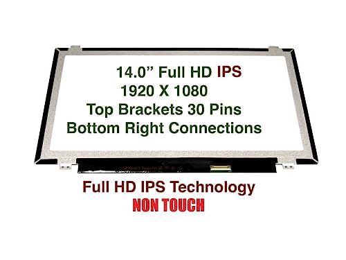 14.0" Screen Replacement for Lenovo Fur 04X5883 60Hz LCD Display Panel 30Pins FHD 1920(RGB)*1080 Non-Touch