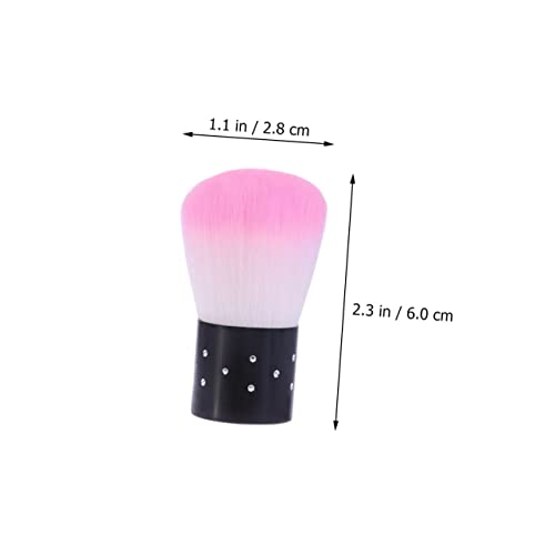 Nail Remover Brush 2pcs Manicure Tools Para Uñas Acrilicas Brush Cleaner Pedicure Tools Makeup Brush Buffing Brush Nail Remover Brush Manicure Supply Female Nail Brush Soft Duster