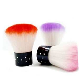 Nail Remover Brush 2pcs Manicure Tools Para Uñas Acrilicas Brush Cleaner Pedicure Tools Makeup Brush Buffing Brush Nail Remover Brush Manicure Supply Female Nail Brush Soft Duster