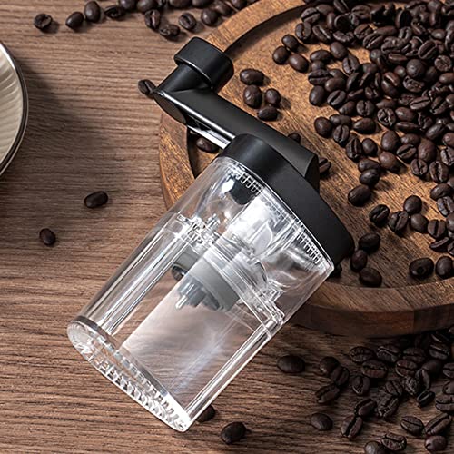 Travel Manual Coffee Grinder Maker Conical Burr Mill with Adjustable Setting Portable Hand Crank Coffee Grinder Manual Coffee Grinder Hand Coffee Grinder Large