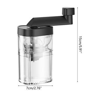 Travel Manual Coffee Grinder Maker Conical Burr Mill with Adjustable Setting Portable Hand Crank Coffee Grinder Manual Coffee Grinder Hand Coffee Grinder Large