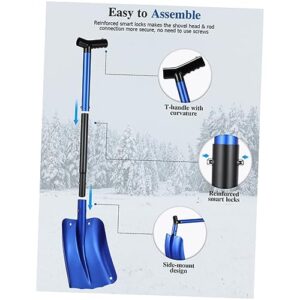 GANAZONO Snow Shovel Sand Shovel Emergency Shovel Metals Multifunctional Digging Shovel Mud Shovel Snow Remover Windshield ice Scraper Outdoor Shovels car Snow Guasha Window Scraper