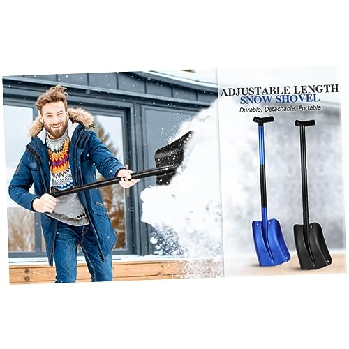 GANAZONO Snow Shovel Sand Shovel Emergency Shovel Metals Multifunctional Digging Shovel Mud Shovel Snow Remover Windshield ice Scraper Outdoor Shovels car Snow Guasha Window Scraper