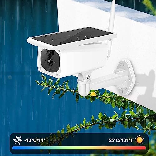 Security Camera Camera Solar Camera Outdoor With 4G SIM 120° Wide Angle 1080P Wireless WiFi Cameras Home Security Protection Surveillance IP Cam Surveillance Camera with Spotlight ( Size : 4G Battery