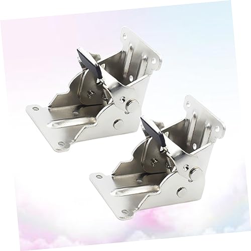 Holibanna 4pcs Shelf Bracket Right Angle Bracket l Brackets for Shelves Folding Legs for Table Folding Bracket Shelf Supports Furniture Leg Folding Hinge Folding Chair Folding Table