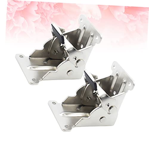 Holibanna 4pcs Shelf Bracket Right Angle Bracket l Brackets for Shelves Folding Legs for Table Folding Bracket Shelf Supports Furniture Leg Folding Hinge Folding Chair Folding Table