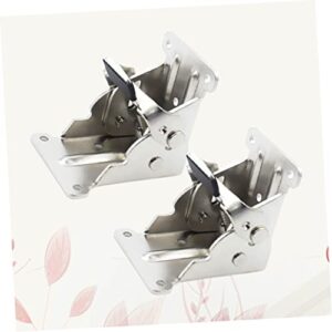 Holibanna 4pcs Shelf Bracket Right Angle Bracket l Brackets for Shelves Folding Legs for Table Folding Bracket Shelf Supports Furniture Leg Folding Hinge Folding Chair Folding Table