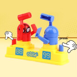 PixCy Robot Table Wrestling Game, Mini Robot Fighting Toy Battle Old Game, Portable Fighting Robot Boxing Toy Battle Bot Interactive, Robot Punching Boxer Playset for Kids