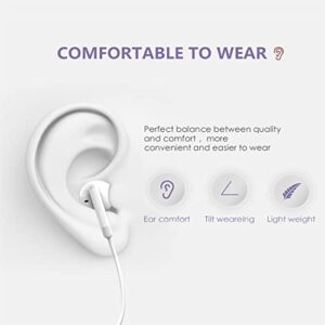 2 Packs-Apple Earbuds with Lightning Connector(Built-in Microphone & Volume Control)[Apple MFi Certified] Headphones Compatible with iPhone 13/12/SE/11/XR/XS/X/7/7 Plus/8/8Plus Support All iOS System