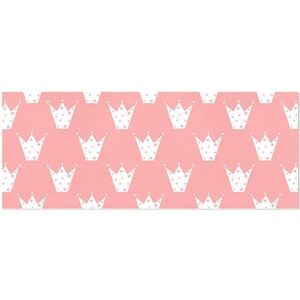 veundei gift wrapping paper little princess crown stars wrapping paper roll packing paper gift wrap for birthdays, weddings, party, holiday, baby shower, 58 x22.8 inch (9.18.sq.ft)