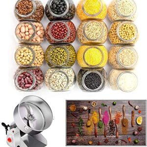 Grain Mills Stainless Steel Electric Grain Grinder High Speed Swing Type Grain Grinder Machine Powder Machine for Grinding Various Grains Spice