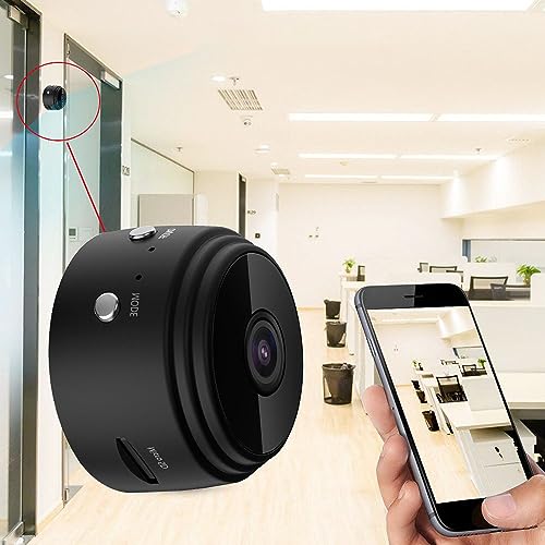 Camtrix Magnetic Mini Security Camera, Mini Camara Ocultas Con Video Y WiFi, Mini 5g Wireless WiFi Camera 1080p HD - Night Vision Included, Full HD WiFi Smart Camera for Home Security