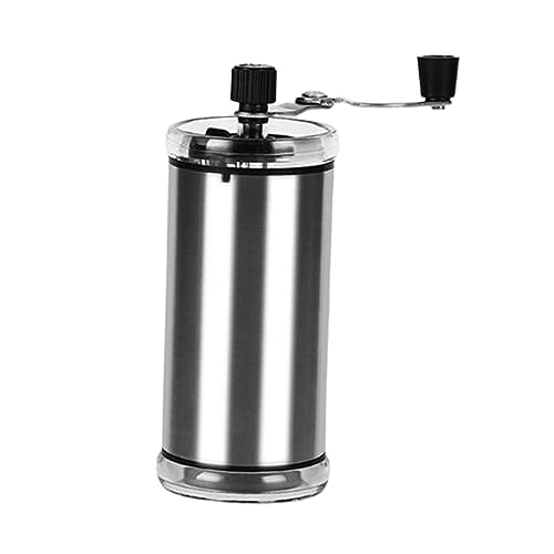 MagiDeal Manual Coffee Bean Grinder Coffee Lover Gift Stainless Steel Ceramics Burr Hand Coffee Mill for Camping Picnic Travel