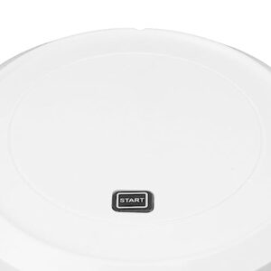 Zyyini Robotic Vacuum Cleaner Strong Suction Automatic Self Charging Intelligent Sweeping Robot White Single Suction