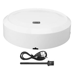 Zyyini Robotic Vacuum Cleaner Strong Suction Automatic Self Charging Intelligent Sweeping Robot White Single Suction