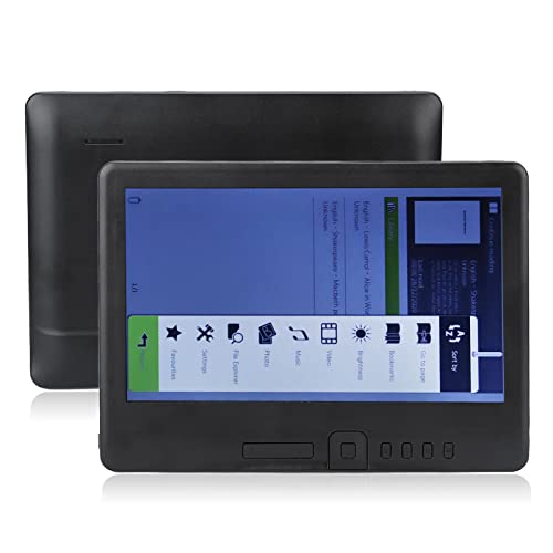 EBTOOLS 7in Color TFT LCD E Reader with HD 800x480 Screen, 16GB Storage, Mechanical Navigation Button, EPUB PDF TXT Support, with Protective Cover (8GB)