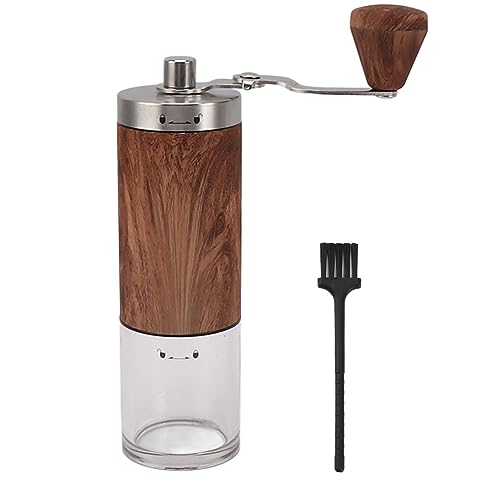 Manual Coffee Grinder, Hand Coffee Grinder Manual Grinder Hand Crank Grinder Vintage Coffee Grinder Burr Grinder Stainless Steel Hand Coffee Grinder with Adjustable Setting