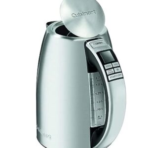 Cuisinart CPK-20FR 1.7L Digital PerfecTemp Cordless Electric Kettle Silver - Certified Refurbished