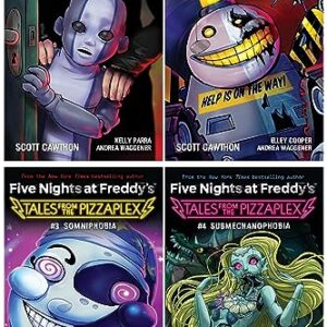 Five Nights At Freddy's: Tales from the Pizzaplex Series 4 Books Set: Book #1 - Book #4 (An AFK Book)