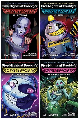 Five Nights At Freddy's: Tales from the Pizzaplex Series 4 Books Set: Book #1 - Book #4 (An AFK Book)