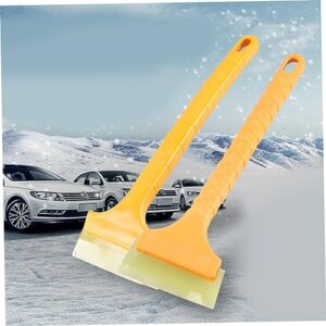 Yardwe 4 Pcs Car Snow Brush with Squeegee Windshield Snow Shovel Snow Brush Scraper Snow Brush Ice Shovel car Vehicle Snow Removal Auto ice Shovel Tendon Snow Shovel Automatic Film